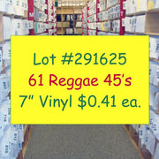 Daville, King David, Luciano, Turbulence, Anthony B, Etc. - Lot #291625: Collection Of 61 7 Inch 45's (NEW) - 7"