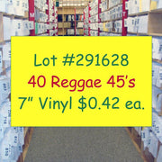 Beenie Man, Jahmali, Lutan Fyah, Sanchez, Sizzla, Etc. - Lot #291628: Collection Of 40 7 Inch 45's (NEW) - 7"