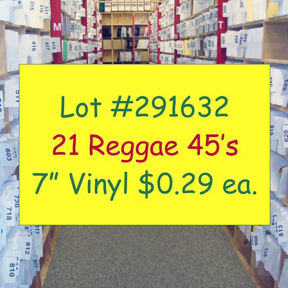 Natural Black, Seeed, Sizzla, Anthony B, Suzanne Couch, Etc. - Lot #291632: Collection Of 21 7 Inch 45's (NEW) - 7"
