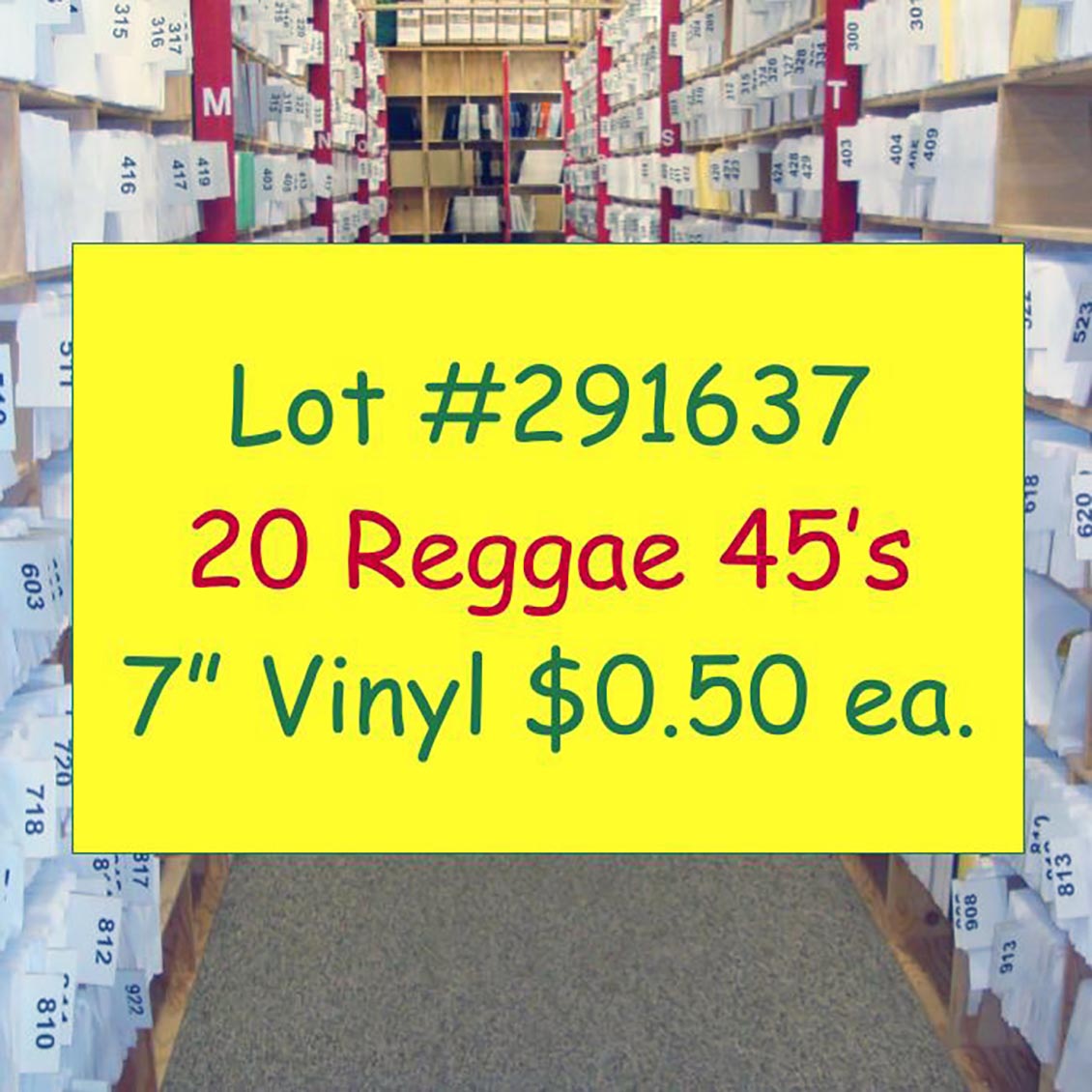 Fred Locks, David Madden, Midnite, Charlie Chaplin, Lorna Bennett, Etc. - Lot #291637: Collection Of 20 7 Inch 45's (NEW) - 7"