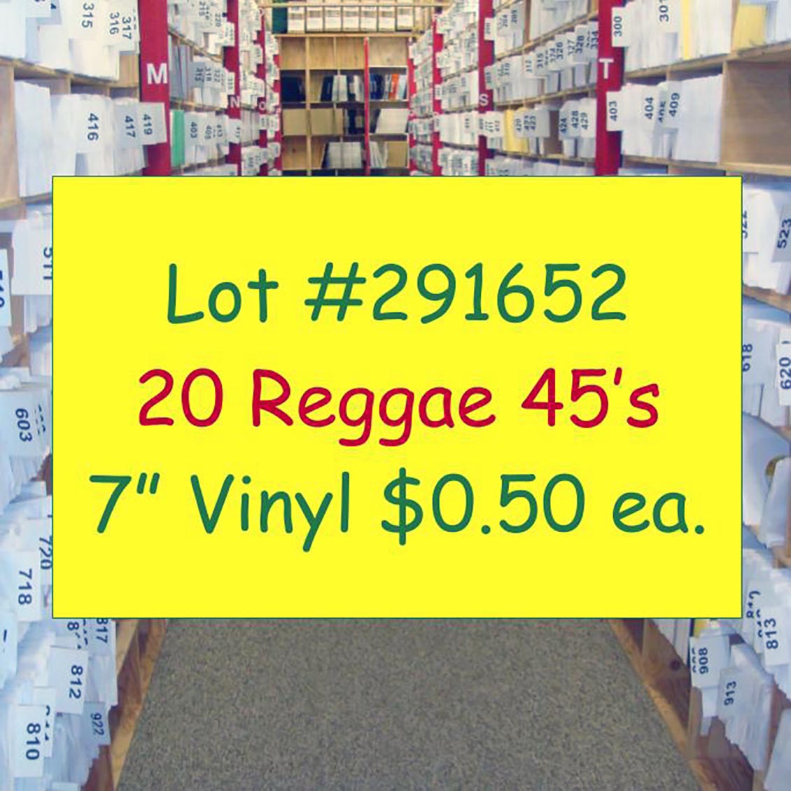 Kiddus I, Midnite, Charlie Chaplin, Mikey General, David Madden, Etc. - Lot #291652: Collection Of 20 7 Inch 45's (NEW) - 7"