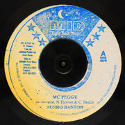 Burro Banton - MC Peggy  /  The Roots Radics - Version (rhythm: "Answer") - 7"