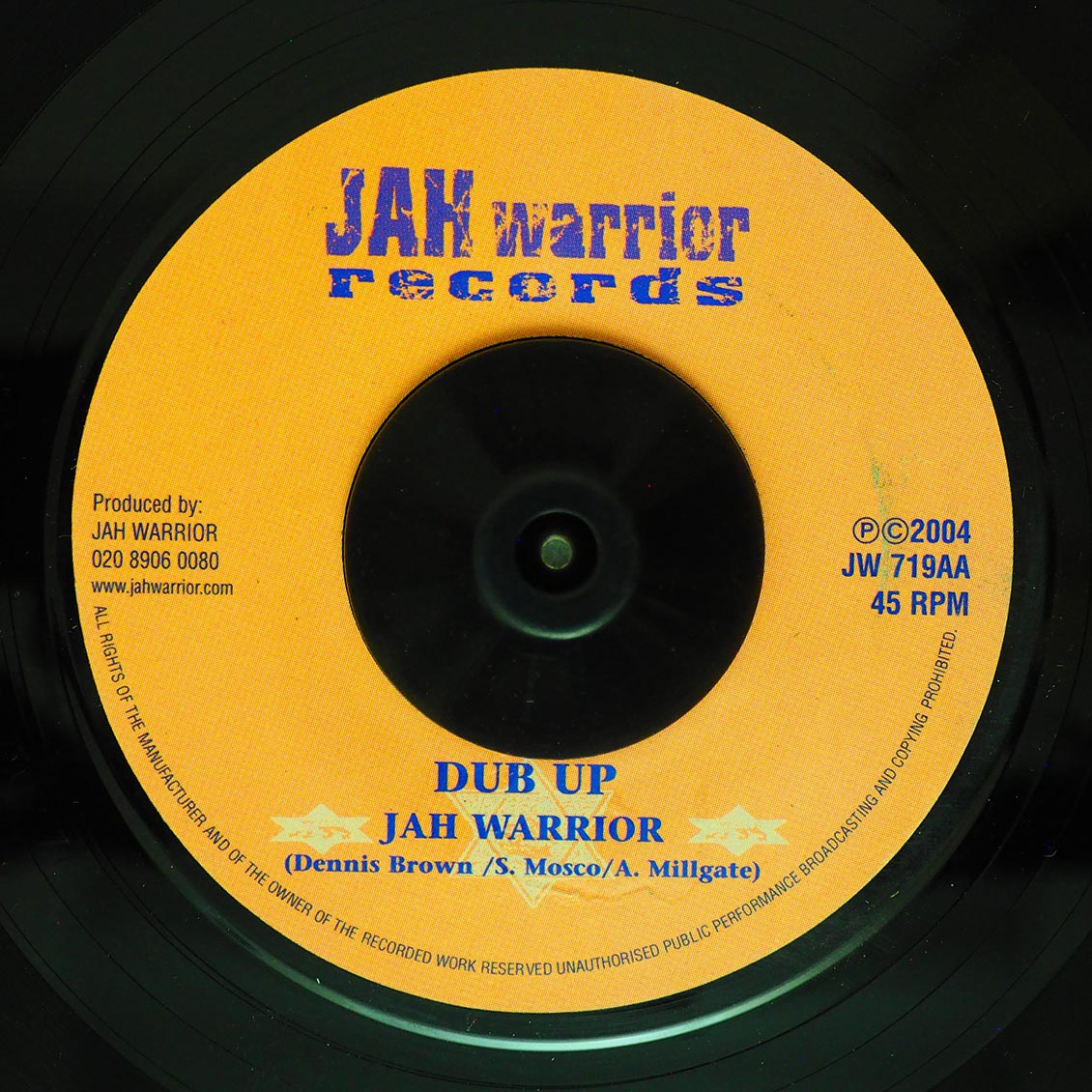 Bobby B Lue - Open Up  /  Jah Warrior - Dub Up - 7", 7"