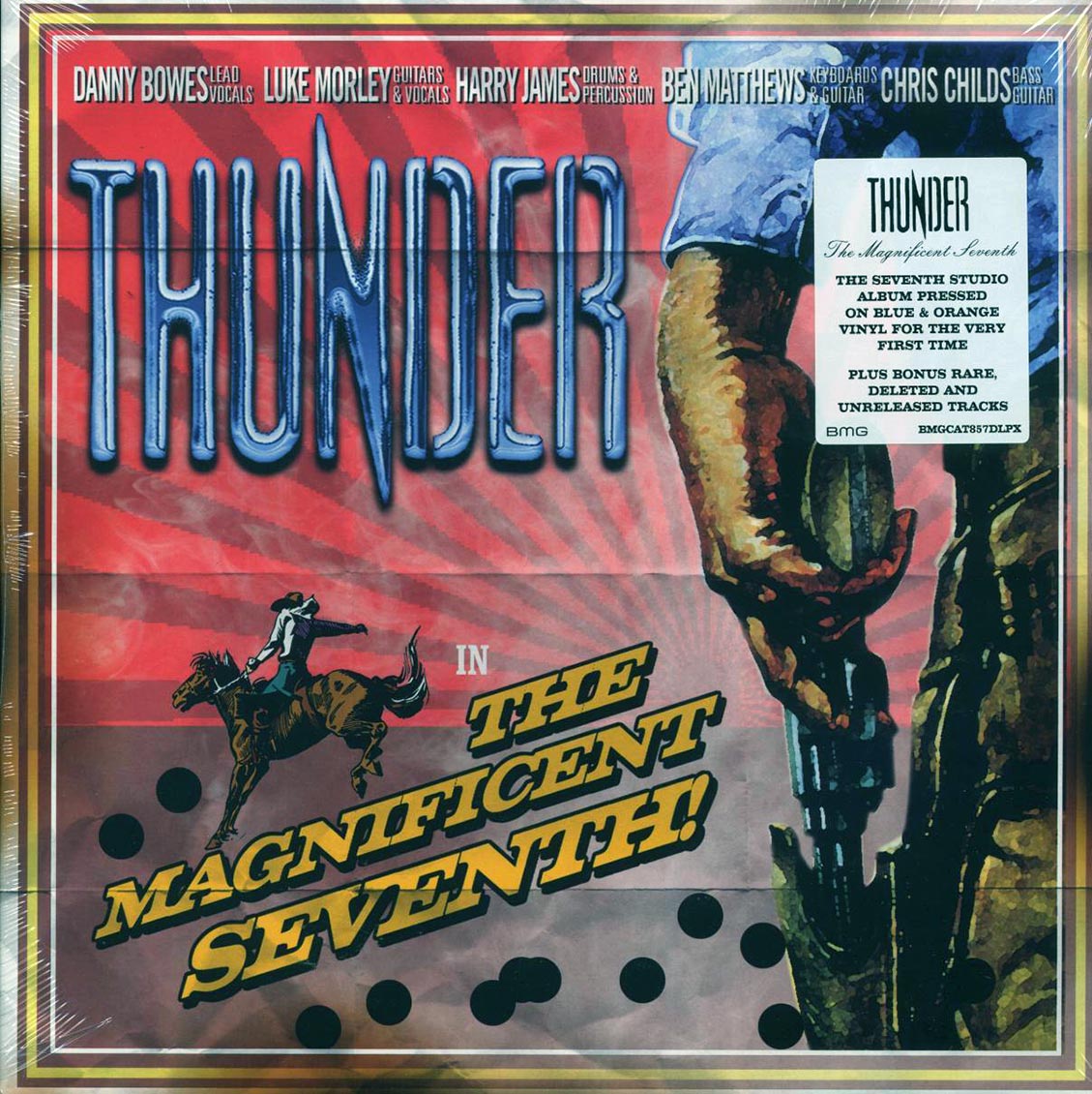Thunder - The Magnificent Seventh! (+4 bonus tracks) (2xLP) (blue/orange vinyl) - Vinyl LP