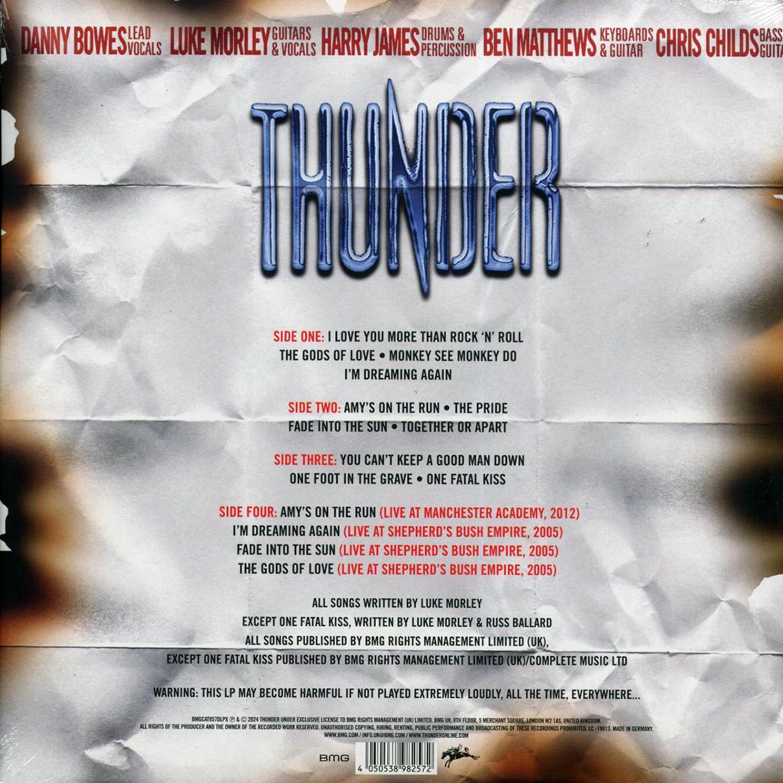 Thunder - The Magnificent Seventh! (+4 bonus tracks) (2xLP) (blue/orange vinyl) - Vinyl LP, LP