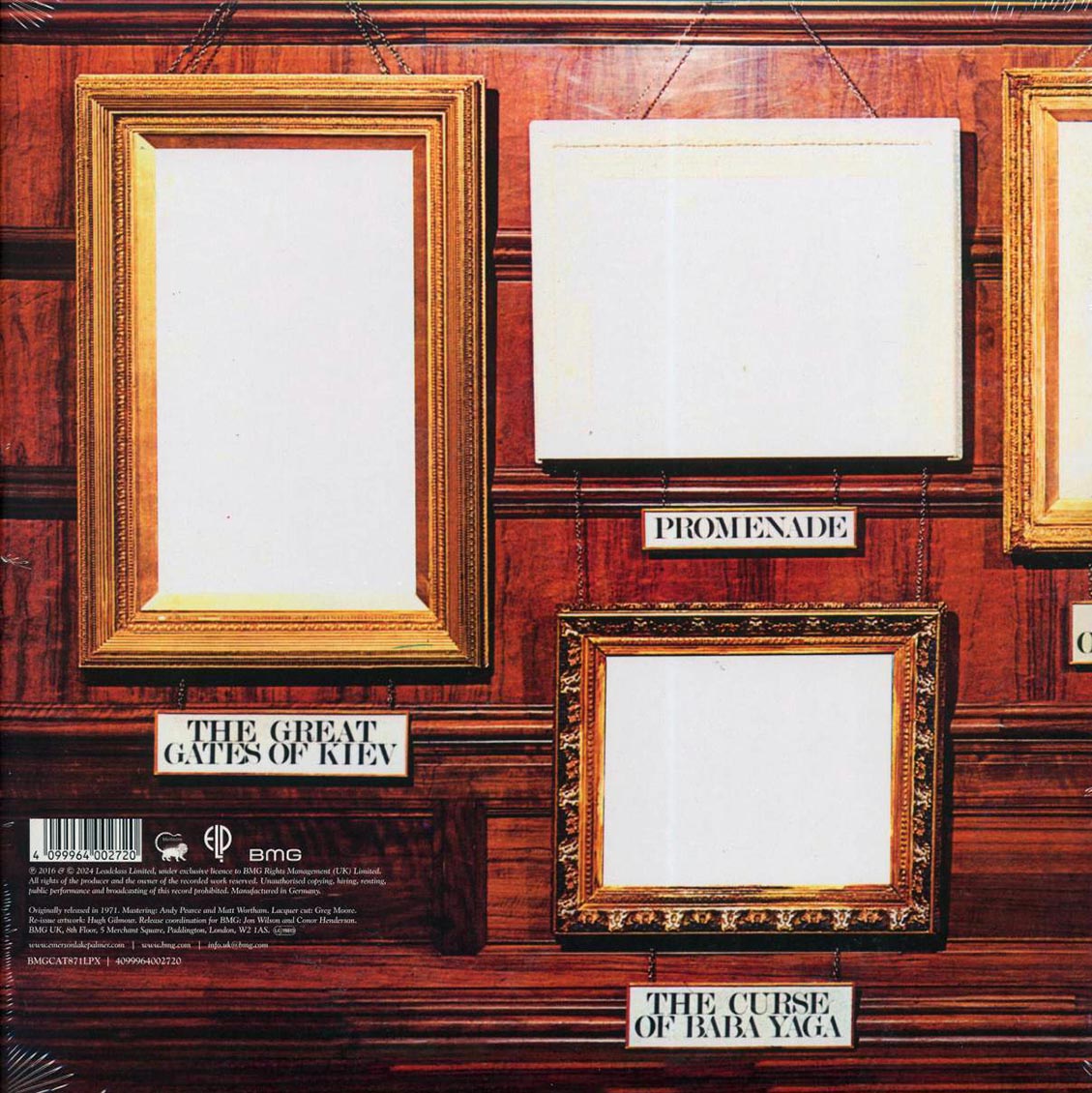 Emerson, Lake & Palmer - Pictures At The Exhibition (RSD 2024) (ltd. ed.) (remastered) (picture disc) - Vinyl LP, LP