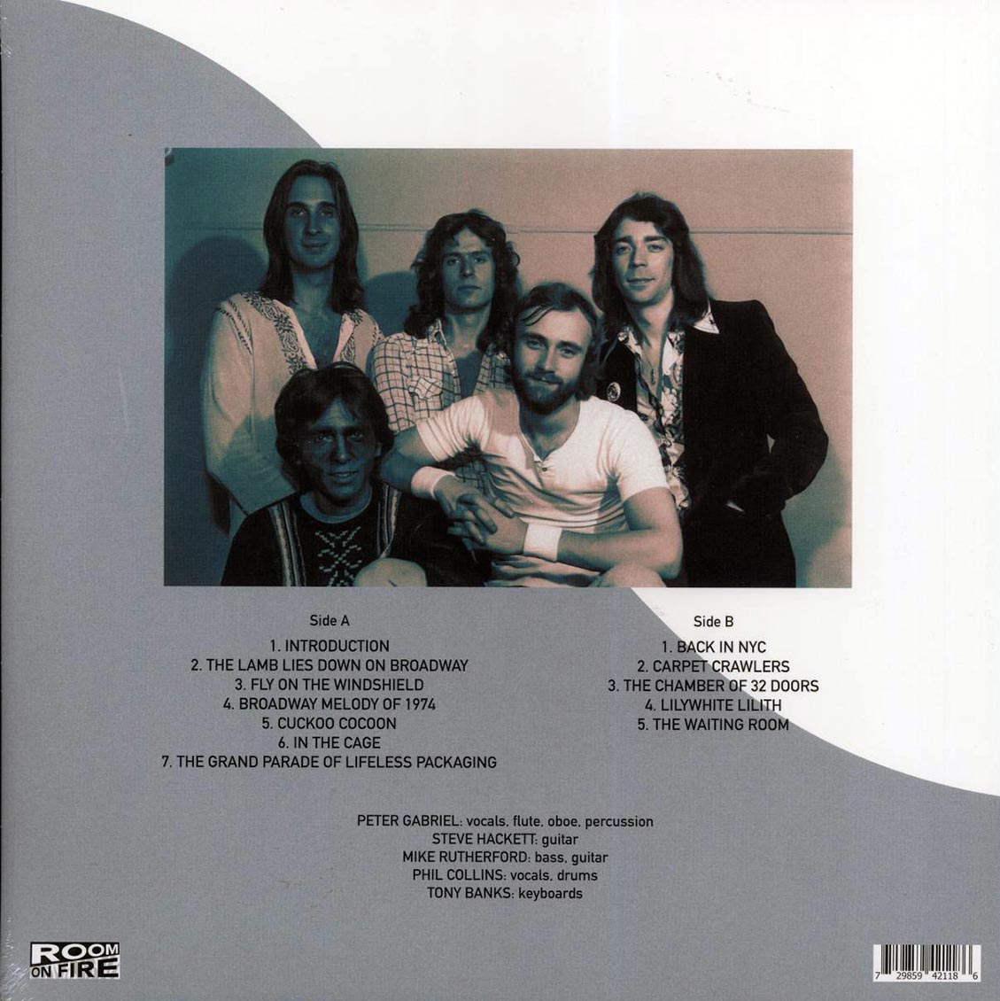 Genesis - The Shrine Auditorium, Los Angeles 24 January 1975: King Biscuit Flower Hour (grey vinyl) - Vinyl LP, LP