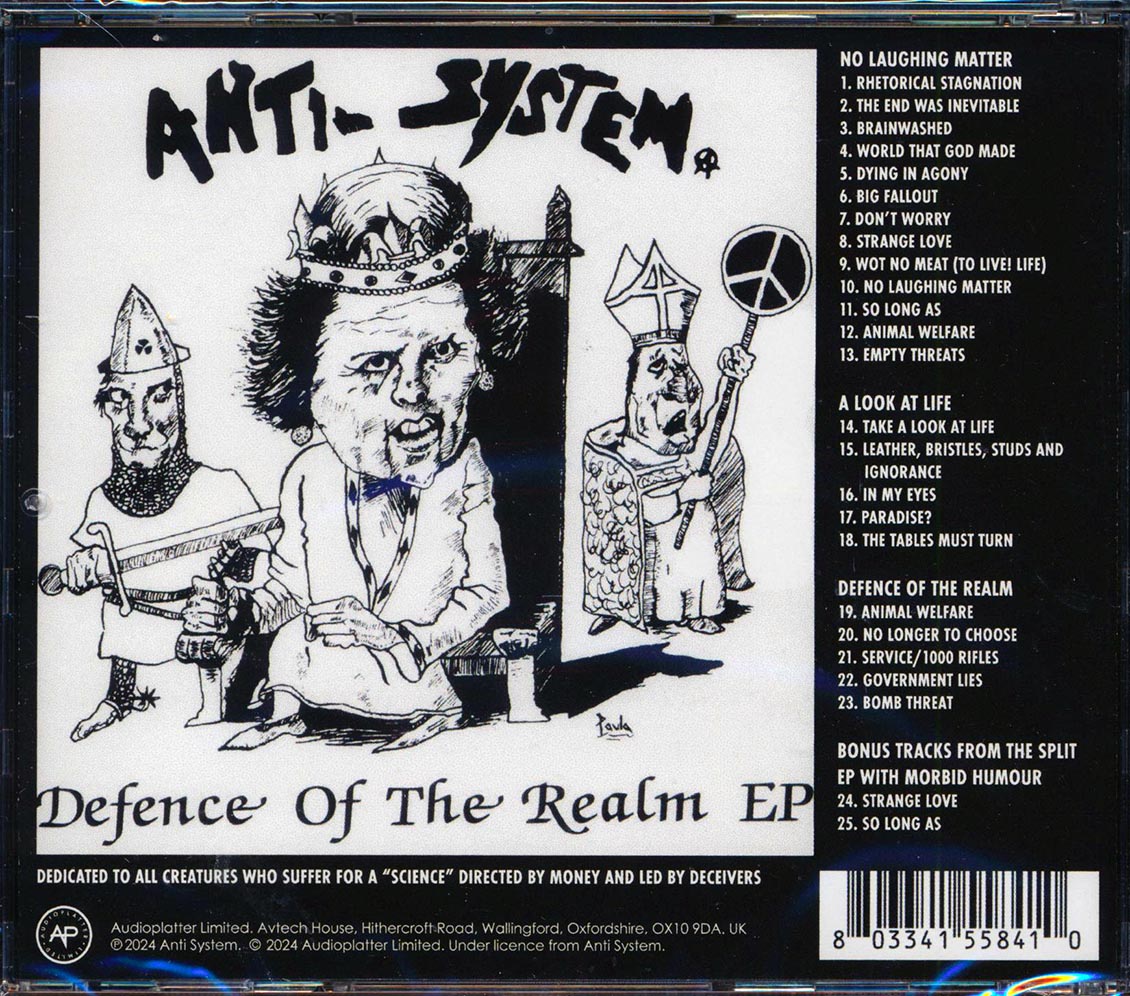 Anti-System - No Laughing Matter: Discography (25 tracks) - CD, CD