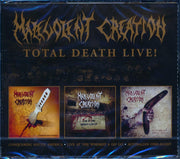 Malevolent Creation - Total Death Live! (3 albums on 2 CDs) (40 tracks) (3xCD) - CD