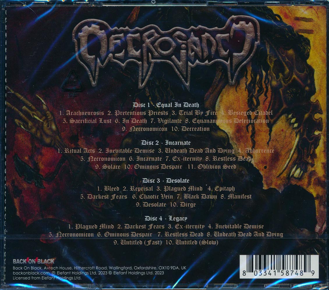 Necrosanct - Reprisal In Death: Anthology (41 tracks) (4xCD) - CD, CD