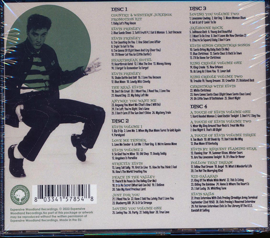 Elvis Presley - Complete USA EP Collection 1955-1962 (103 tracks) (4xCD) - CD, CD