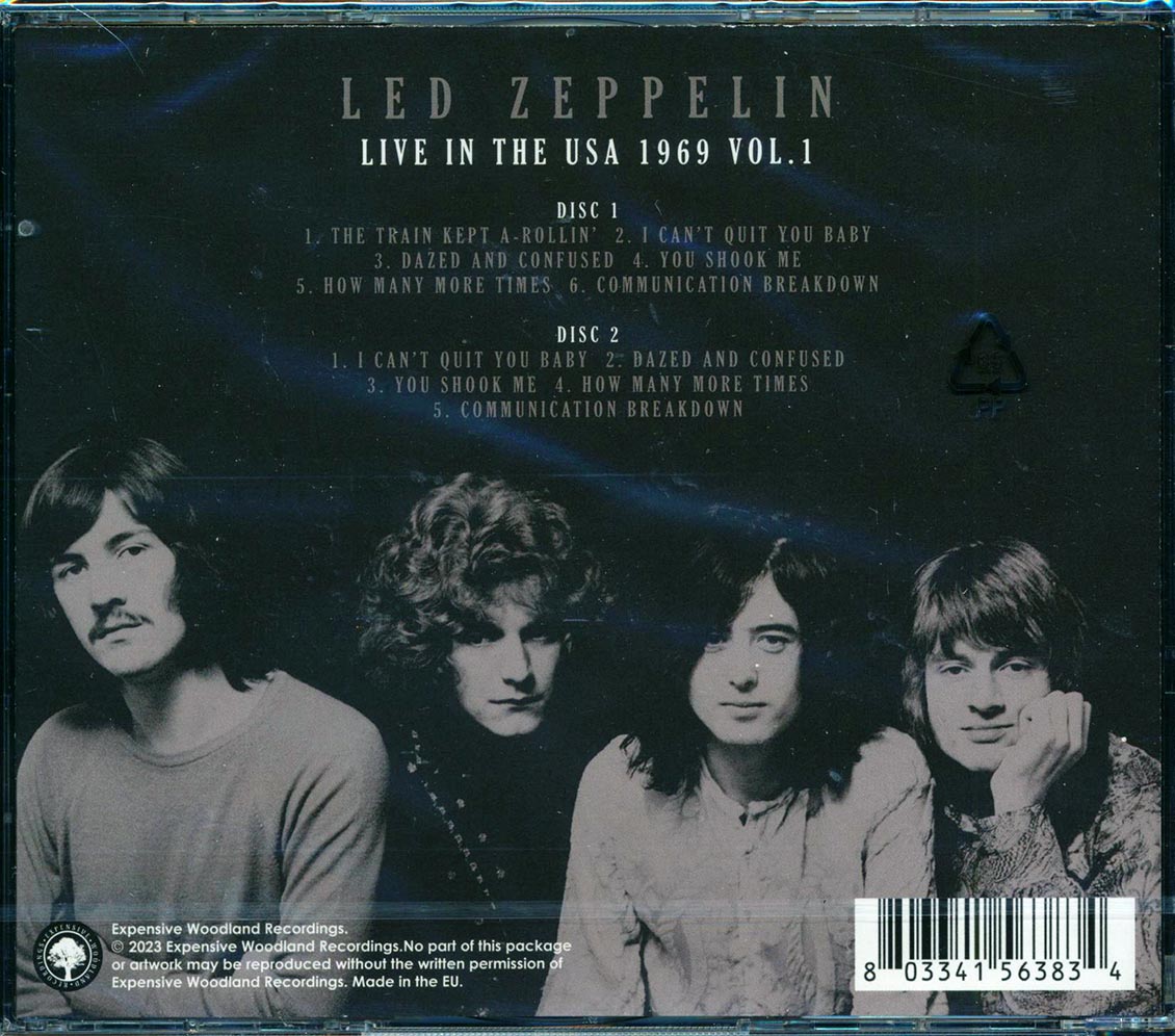 Led Zeppelin - Live In The USA 1969 (2xCD) - CD, CD