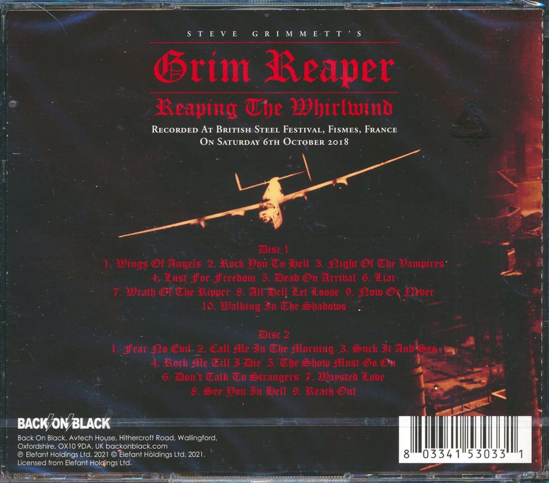 Grim Reaper - Reaping The Whirlwind (2xCD) - CD, CD