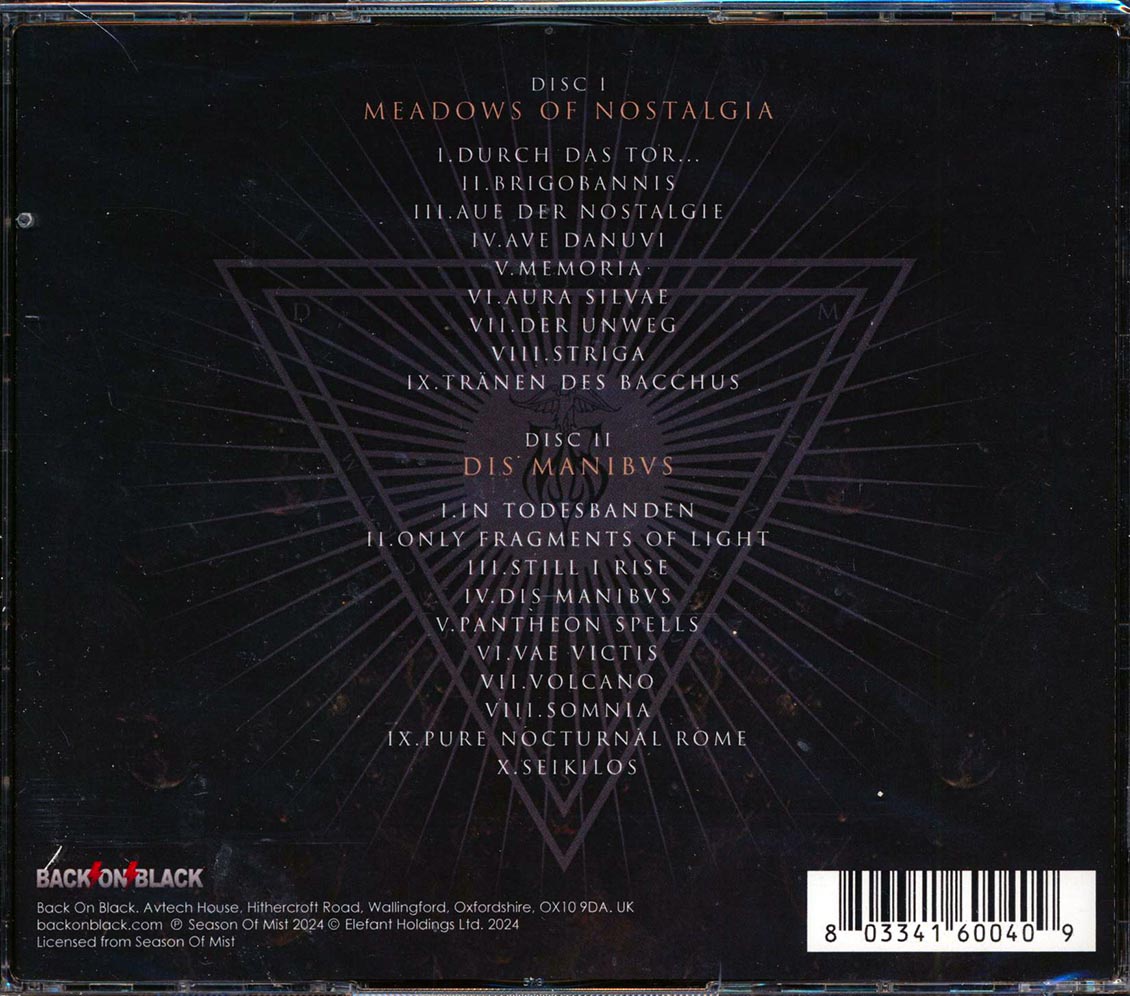 Imperium Dekadenz - Meadows Of Nostalgia + Dis Manibvs (2 albums on 2 CDs) (2xCD) - CD, CD