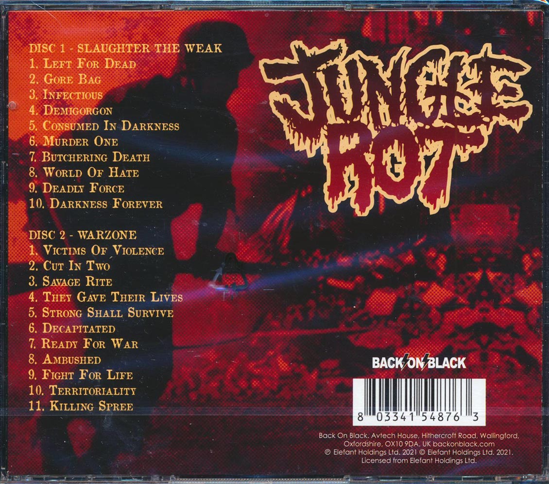 Jungle Rot - Slaughter The Weak + War Zone (21 tracks) (2xCD) - CD, CD
