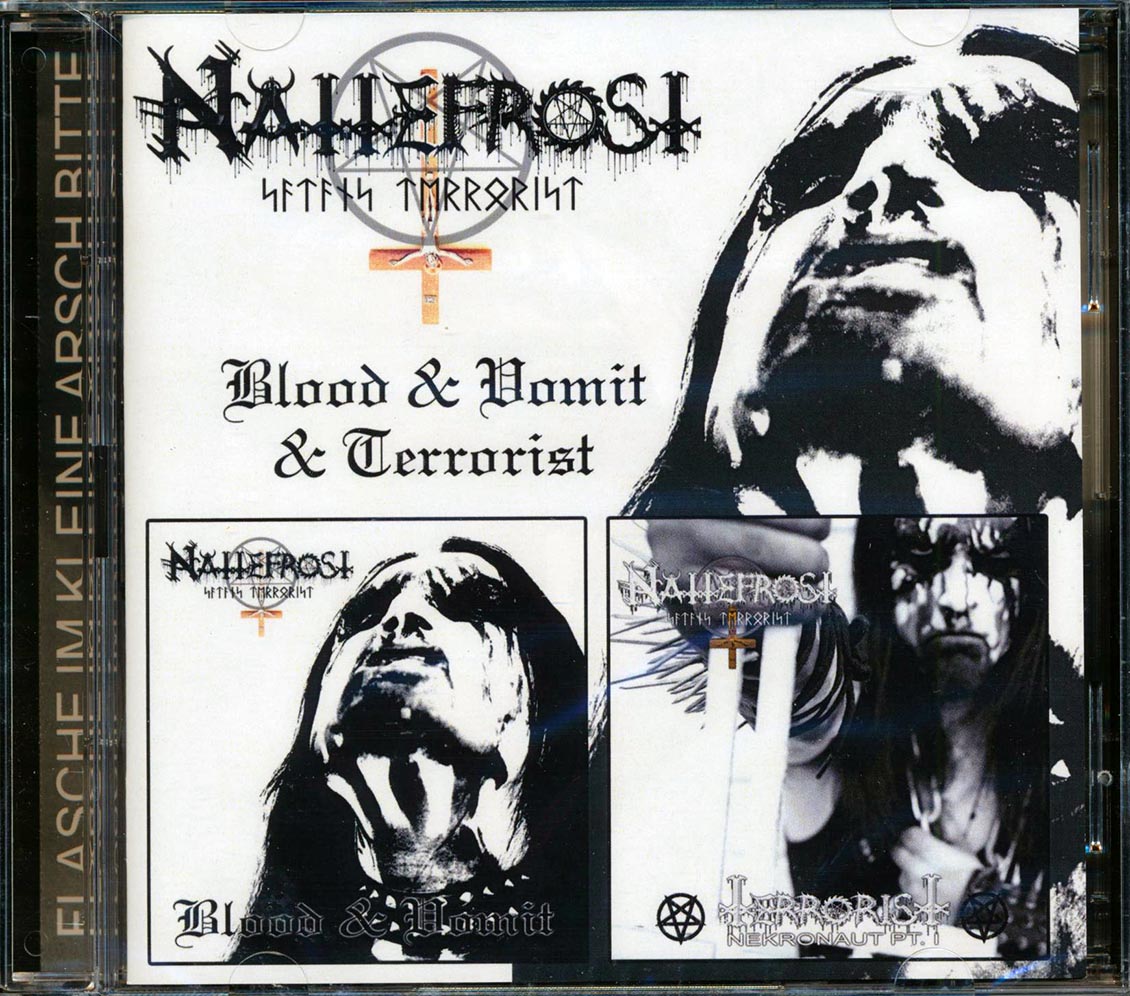 Nattefrost - Blood & Vomit + Terrorist (2 albums on 2 CDs) (24 tracks) (2xCD) - CD