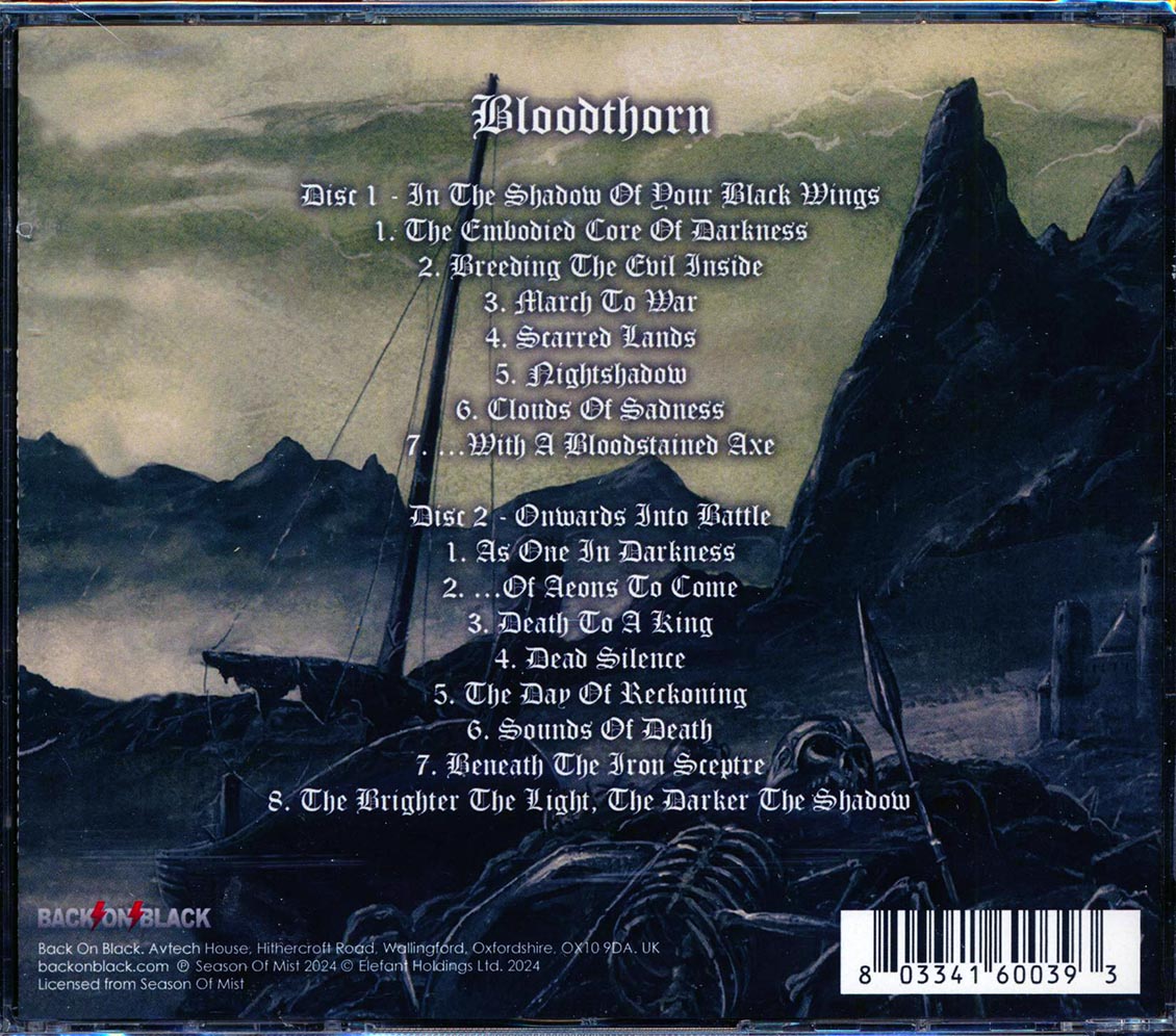 Bloodthorn - In The Shadow Of Dour Black Wings + Onwards Into Battle (2 albums on 2 CDs) (2xCD) - CD, CD