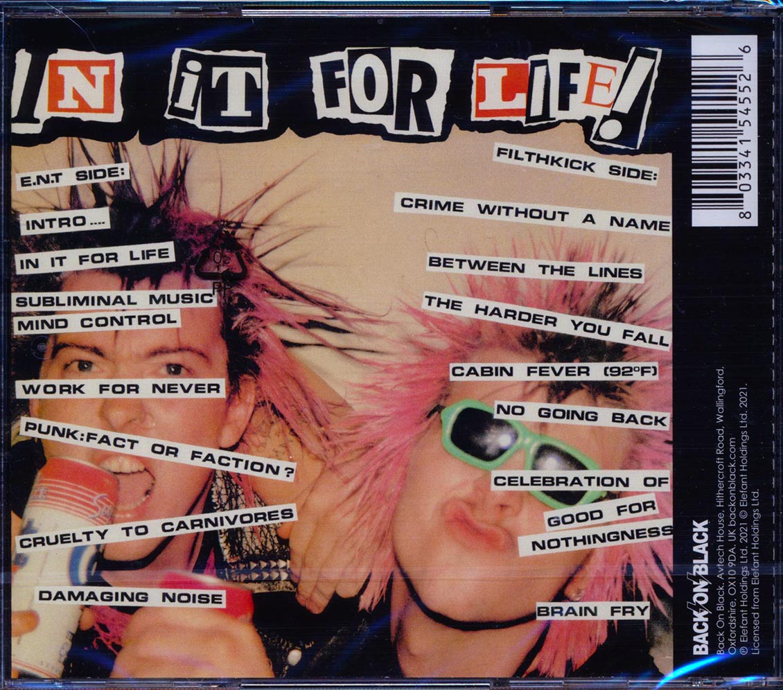 Extreme Noise Terror, Filthkick - In It For Life - CD, CD