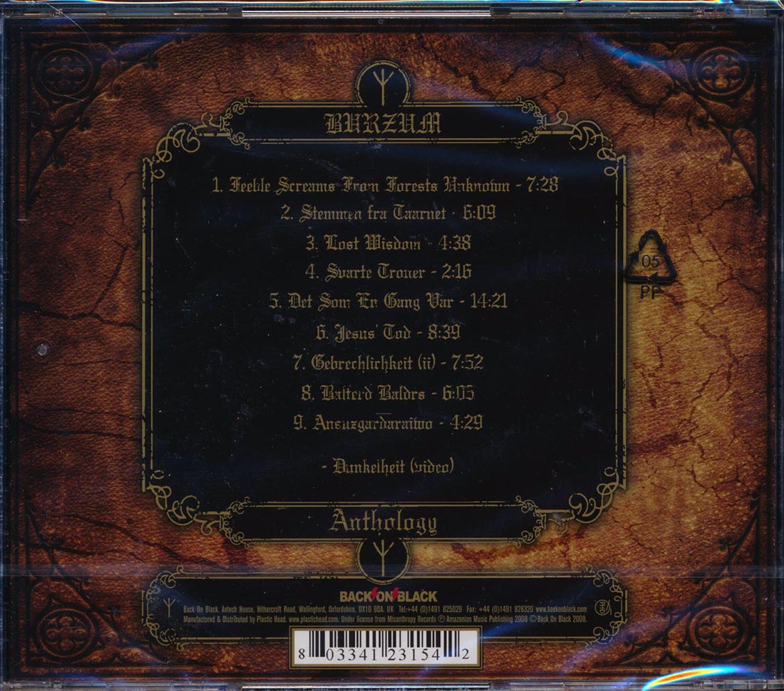 Burzum - Anthology - CD, CD