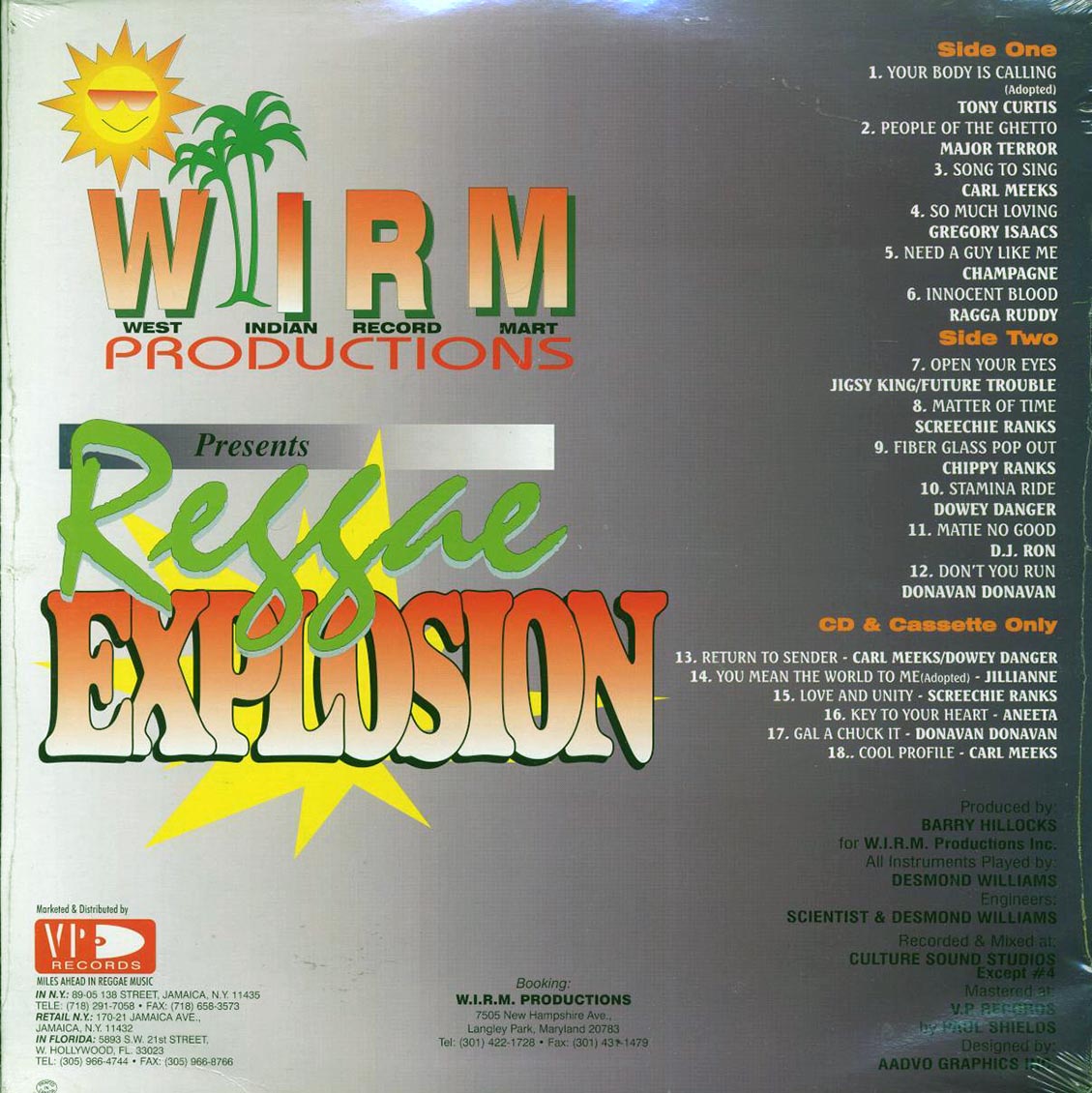 Carl Meeks, Gregory Isaacs, Screechie Ranks, Etc. - Reggae Explosion - Vinyl LP, LP