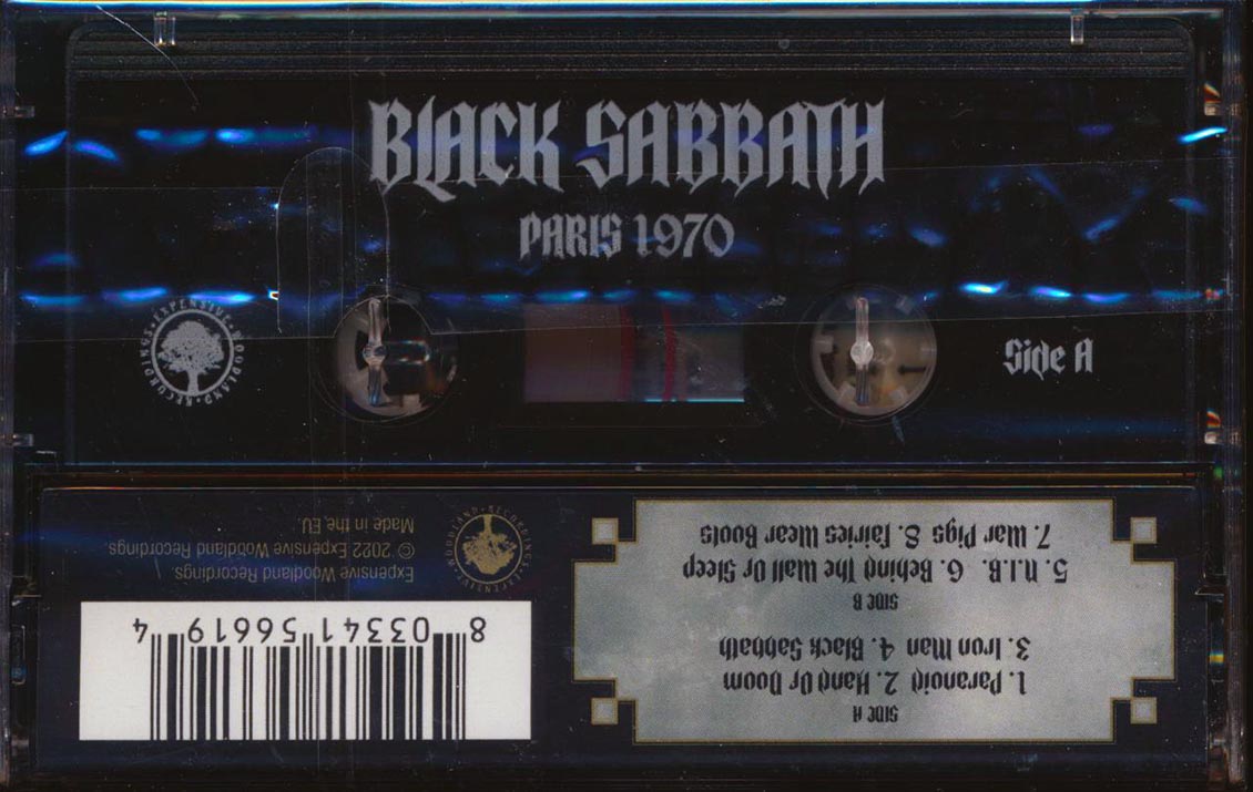 Black Sabbath - Paris 1970 - TAPE, TAPE