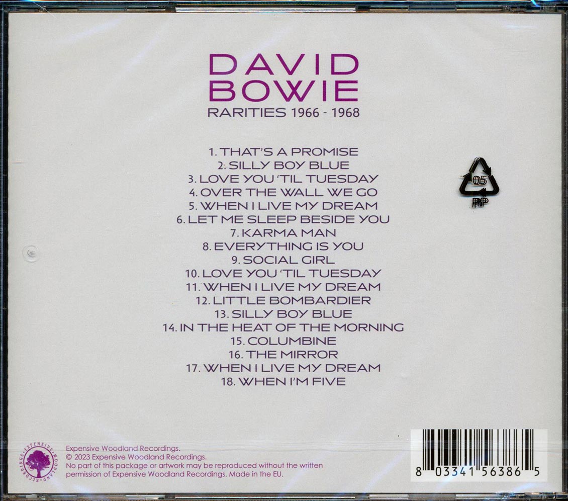 David Bowie - Rarities 1966-1968 - CD, CD