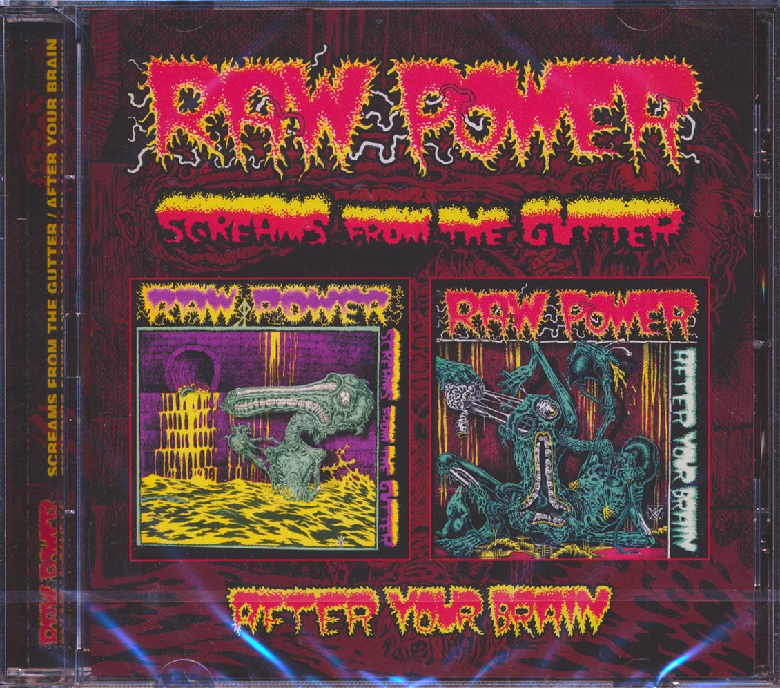 Raw Power - Screams From The Gutter + After Your Brain (2 albums on 2 CDs) (30 tracks) (2xCD) - CD