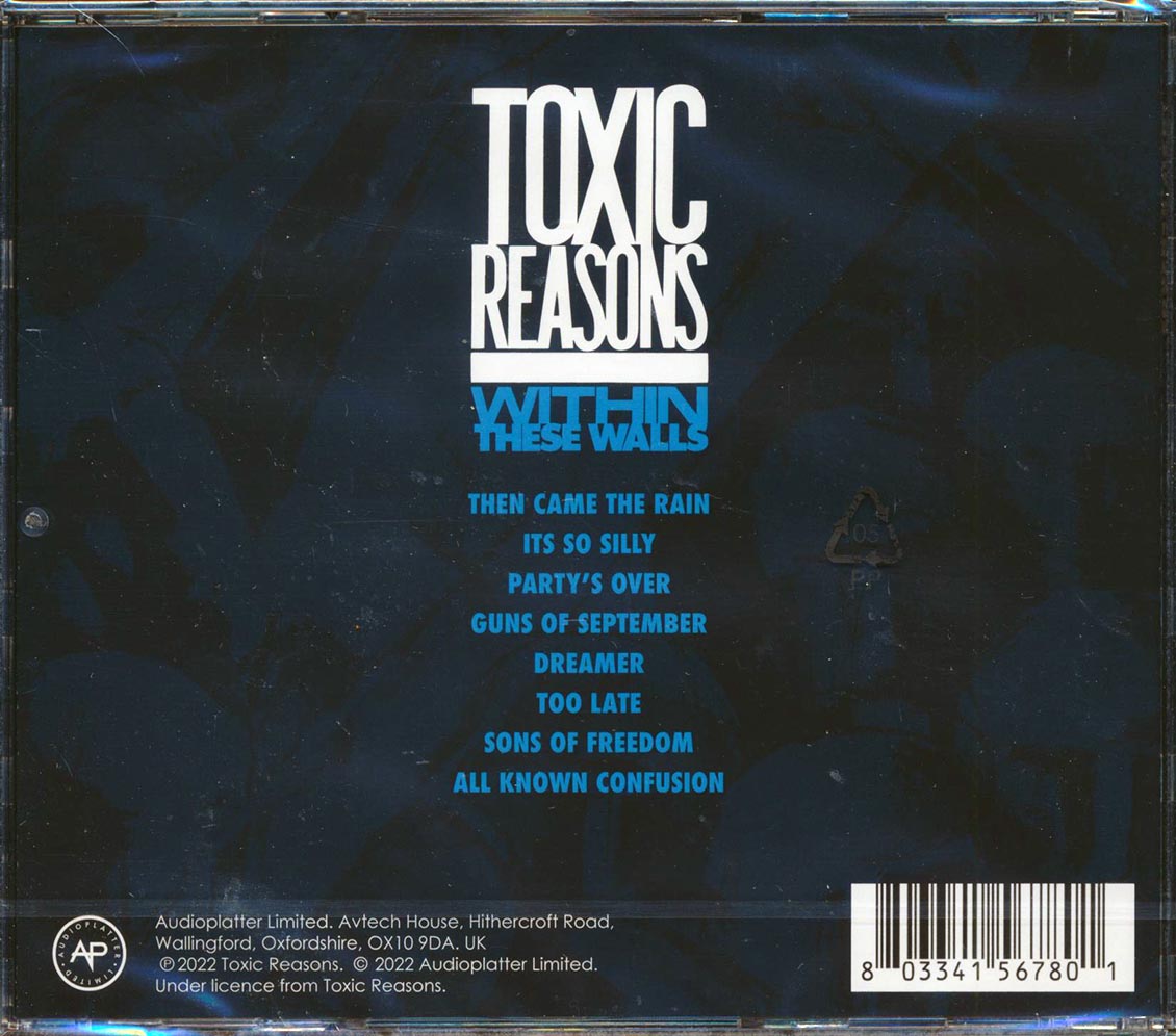 Toxic Reasons - Within These Walls - CD, CD