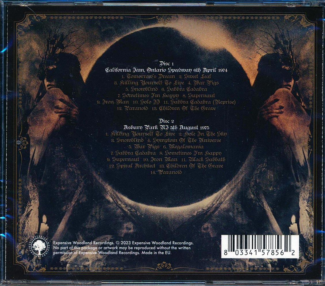 Black Sabbath - Live In The USA 1974 + 1975 (27 tracks) (2xCD) - CD, CD