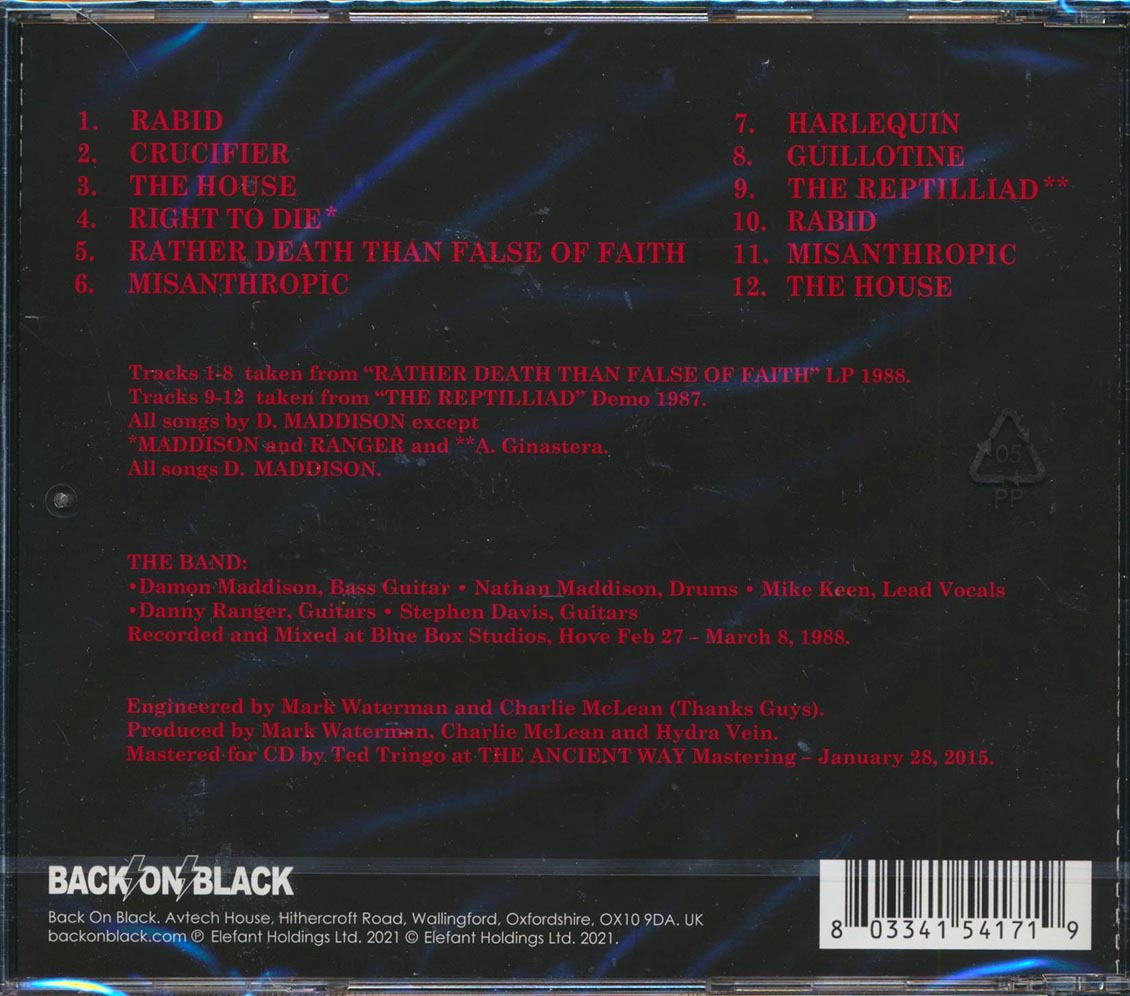 Hydra Vein - Rather Death And False In Faith - CD, CD