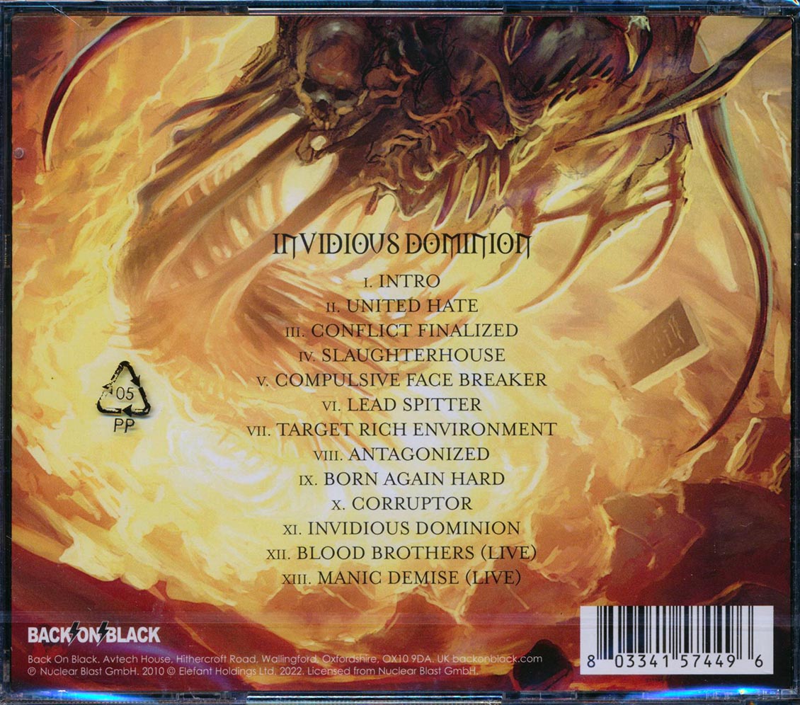 Malevolent Creation - Invidious Dominion - CD, CD