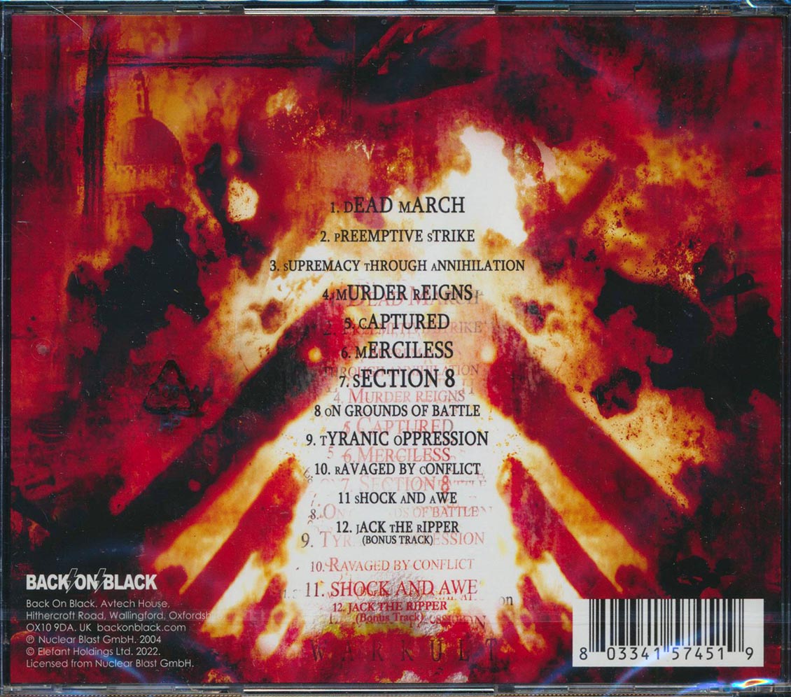 Malevolent Creation - Warkult - CD, CD