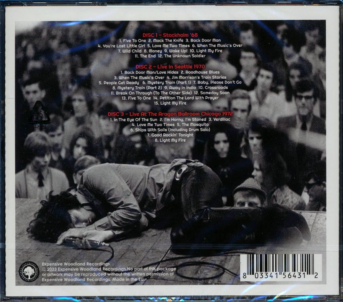 The Doors - The Broadcast Collection: Stockholm 1966 + Seattle 1970 + Chicago 1972 (35 tracks) (3xCD) - CD, CD