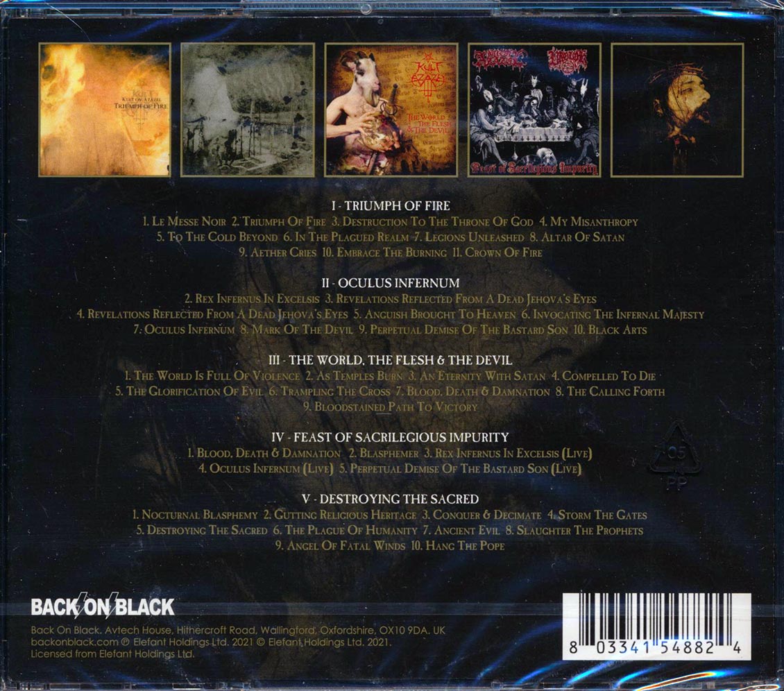 Kult Ov Azazel - Artic Records Recordings (45 tracks) (5xCD) - CD, CD