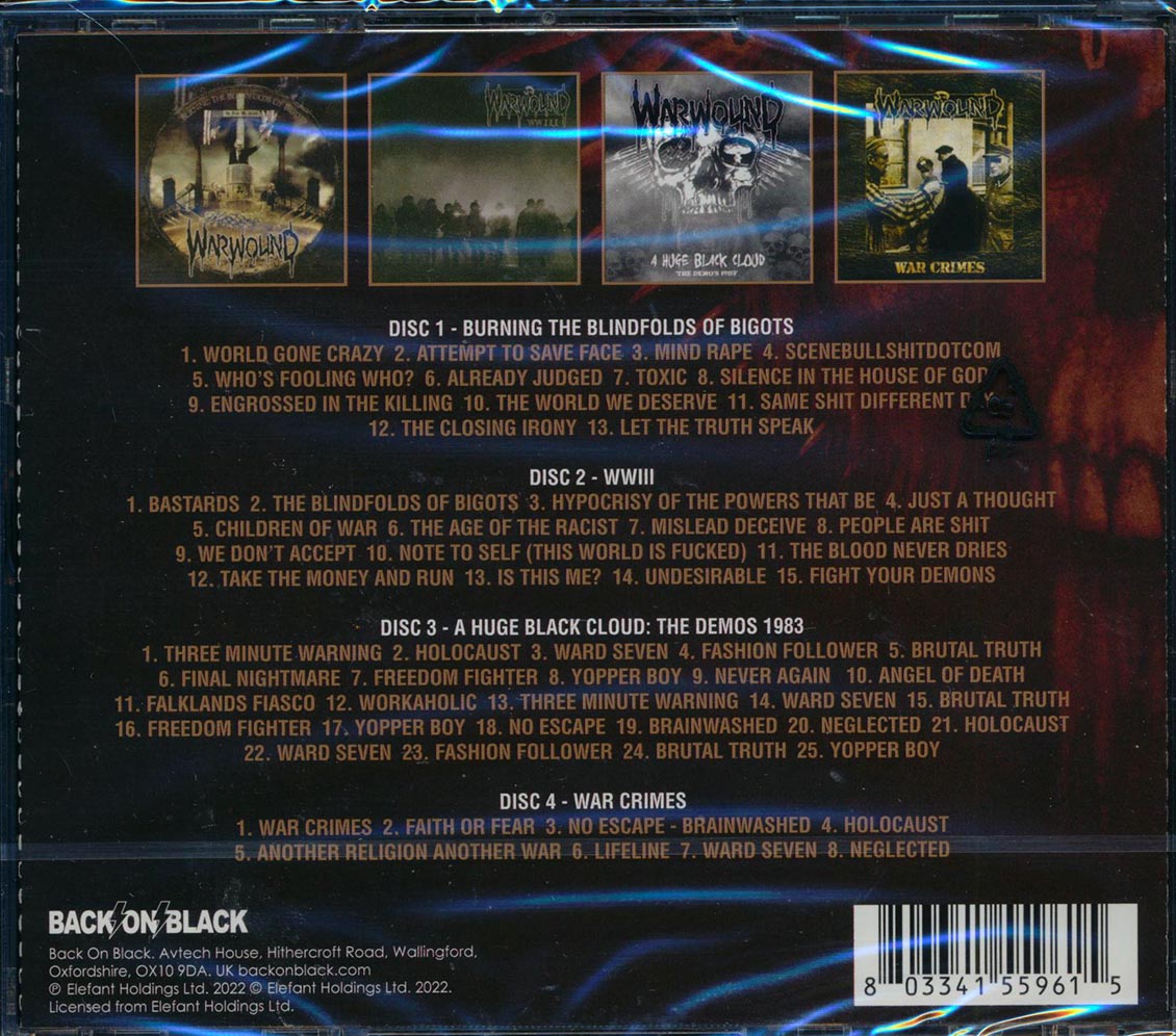 Warwound - Fatally Wounded: Anthology (61 tracks) (4xCD) - CD, CD