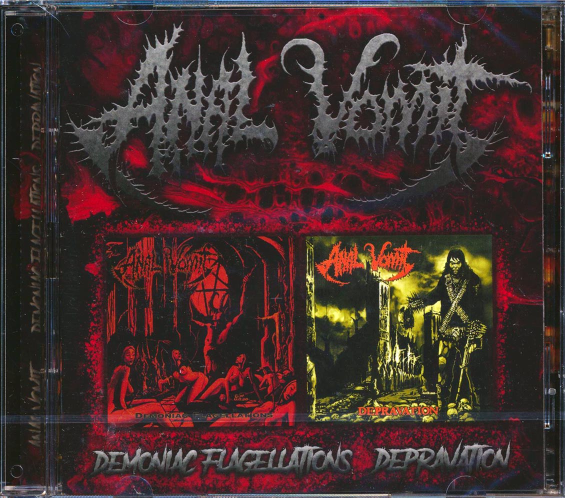 Anal Vomit - Demonic Flagellations + Depravation (2 albums on 2 CDs) (21 tracks) (2xCD) - CD
