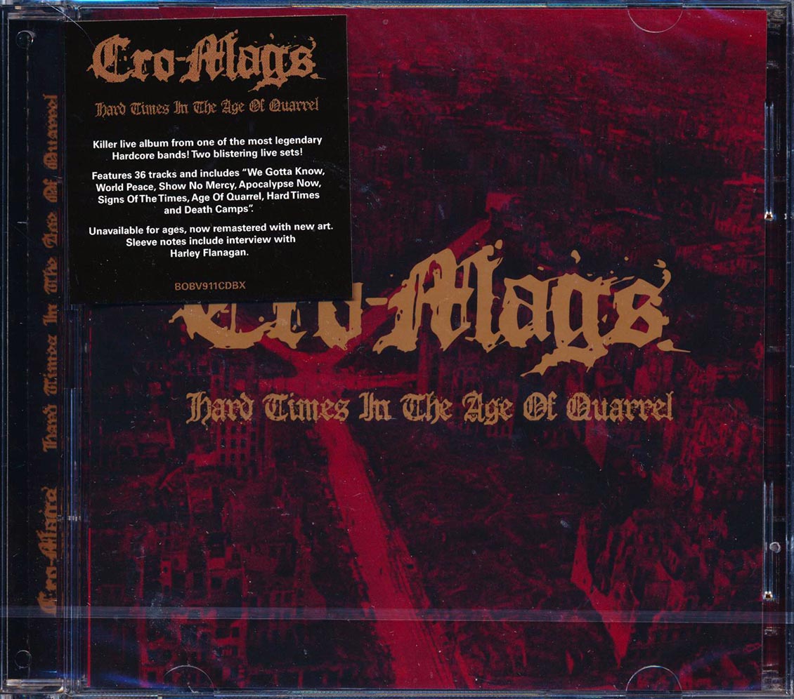 Cro-Mags - Hard Times In The Age Of Quarrel (36 tracks) (2xCD) - CD
