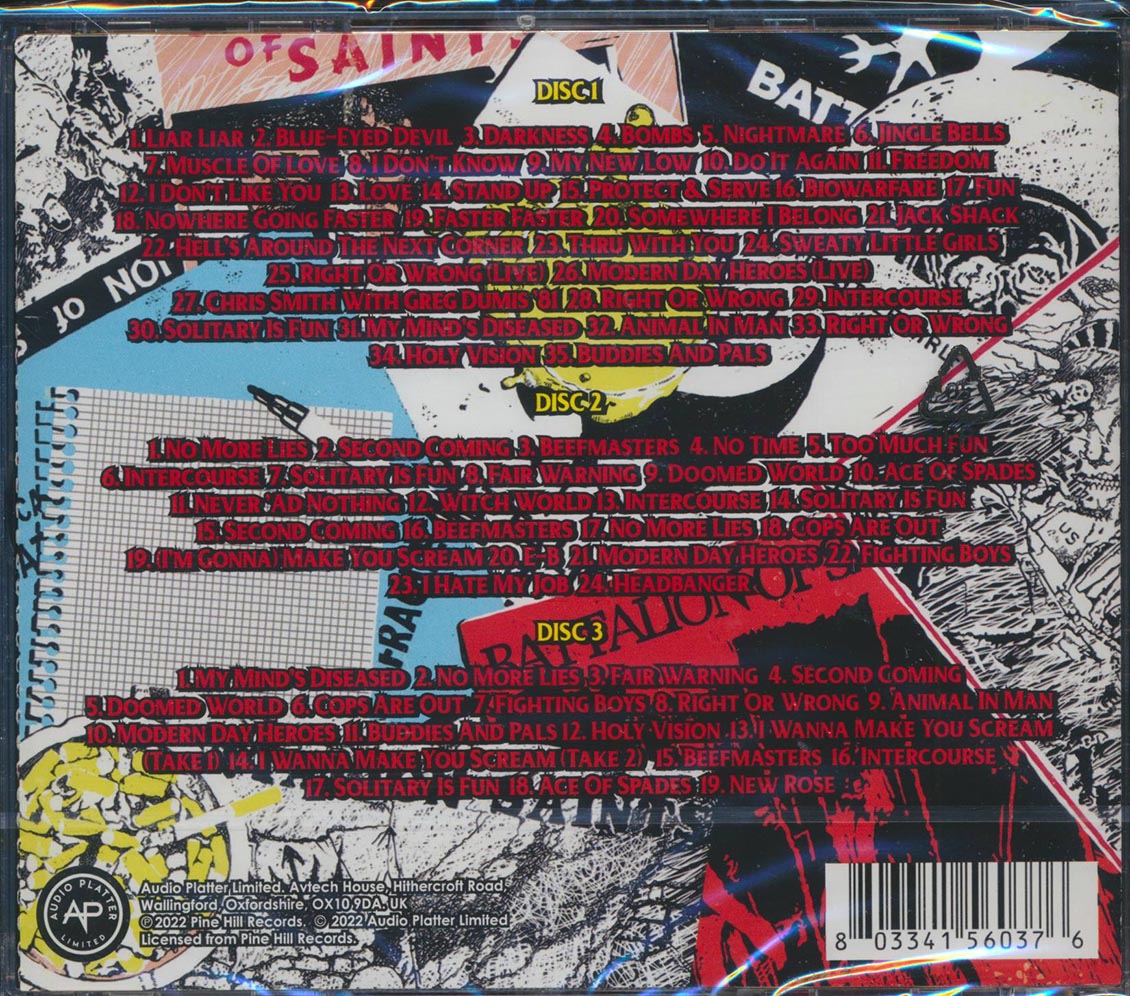 Battalion Of Saints - Complete Discography (78 tracks) (3xCD) - CD, CD
