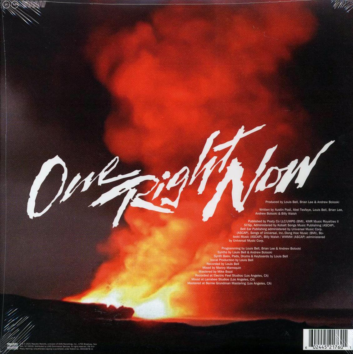 Post Malone, The Weeknd - One Right Now - Vinyl LP, LP