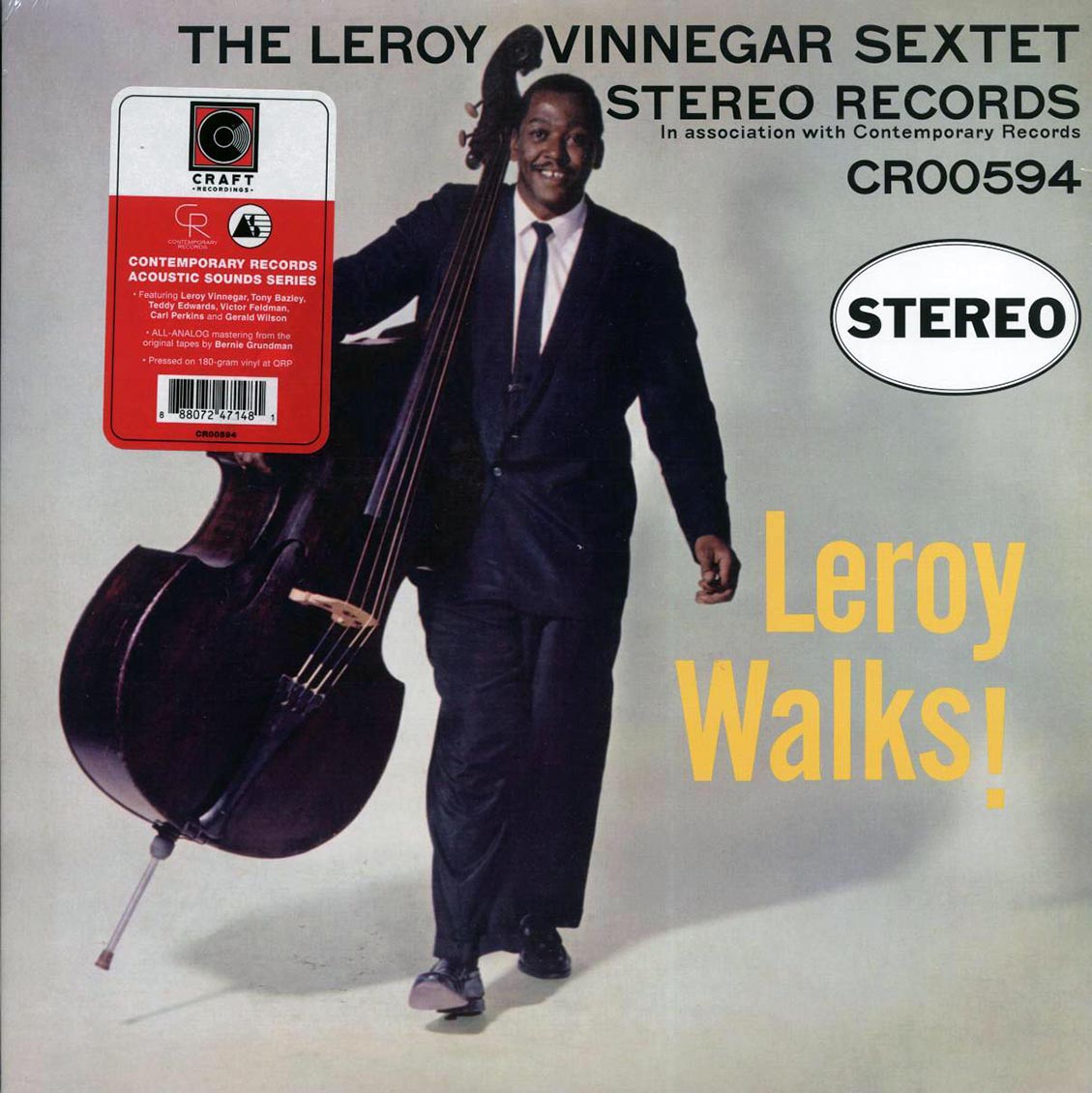 The Leroy Vinnegar Sextet - Leroy Walks! (180g) - Vinyl LP