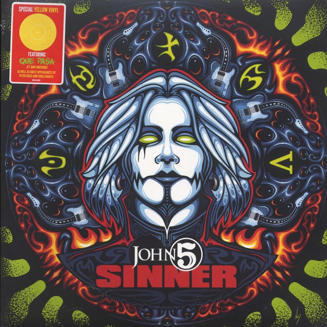 John 5 - Sinner (yellow vinyl) - Vinyl LP
