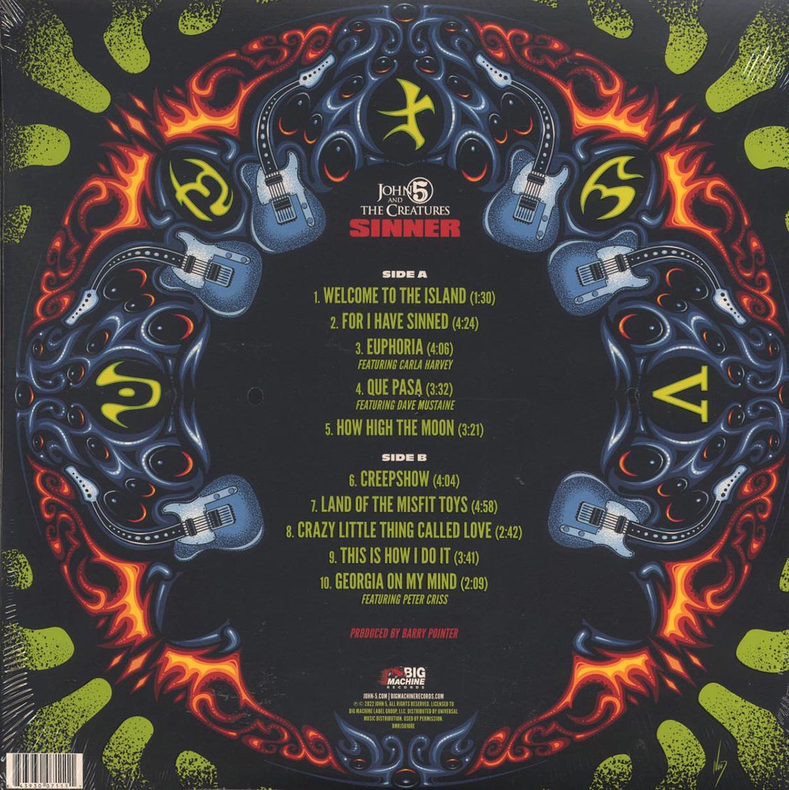 John 5 - Sinner (yellow vinyl) - Vinyl LP, LP