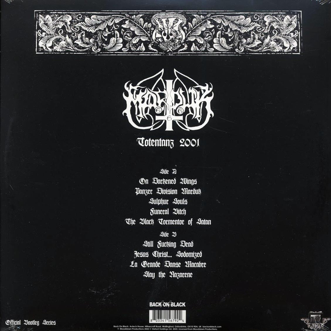 Marduk - Totentanz 2001 (ltd. ed.) (gold vinyl) - Vinyl LP, LP