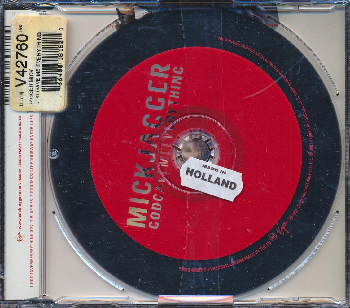 Mick Jagger - Godgavemeeverything - CD, CD