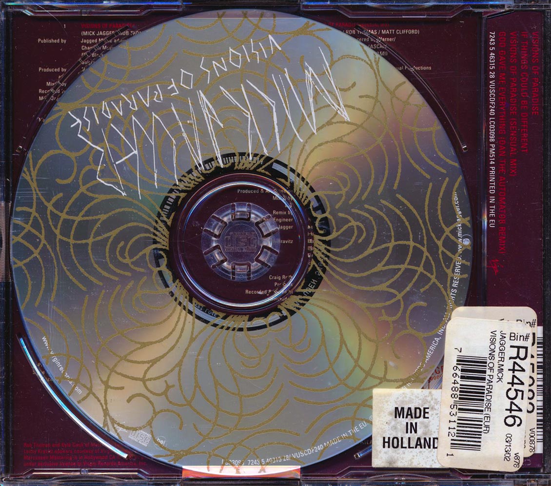 Mick Jagger - Visions Of Paradise - CD, CD