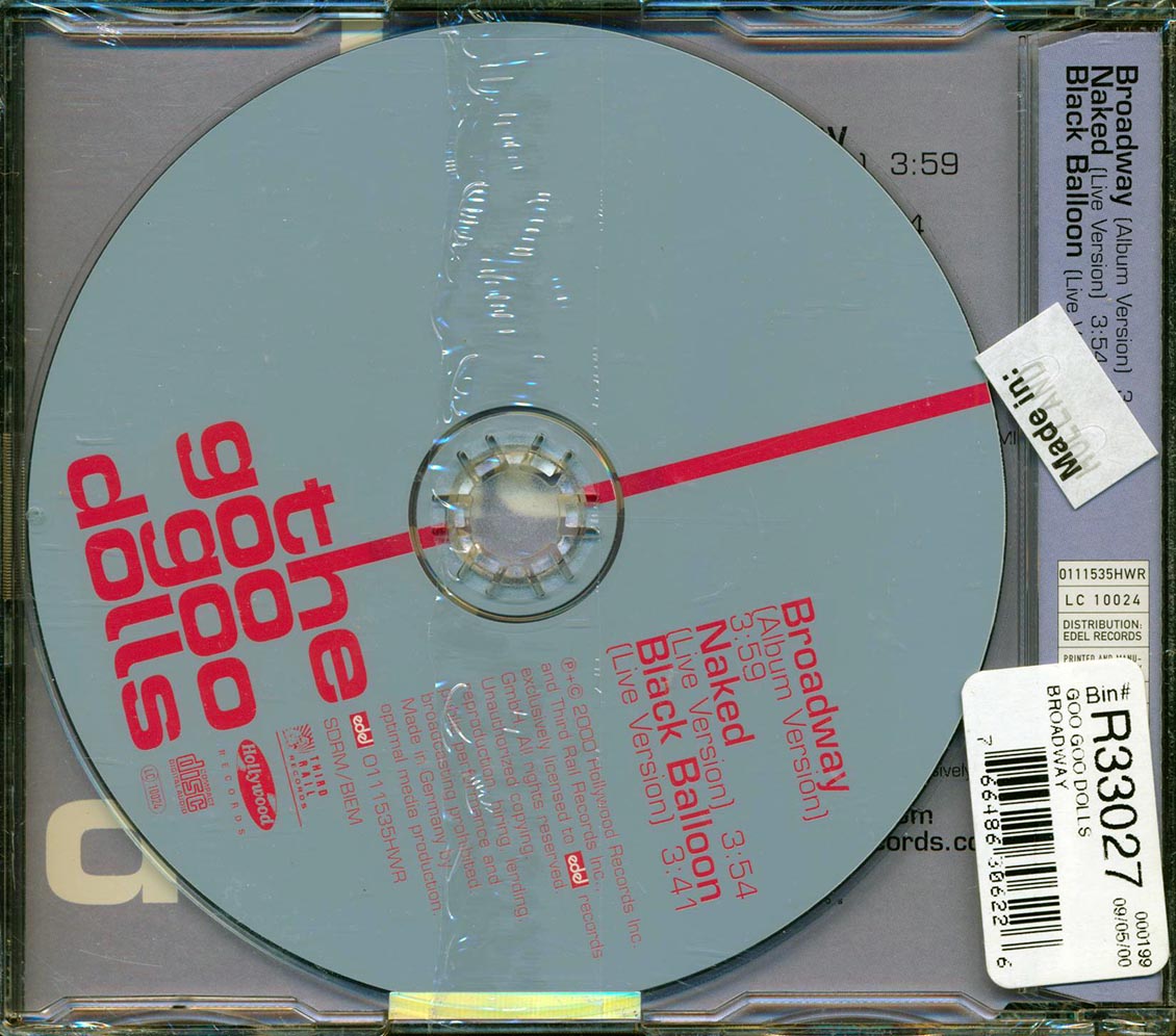 Goo Goo Dolls - Broadway - CD, CD