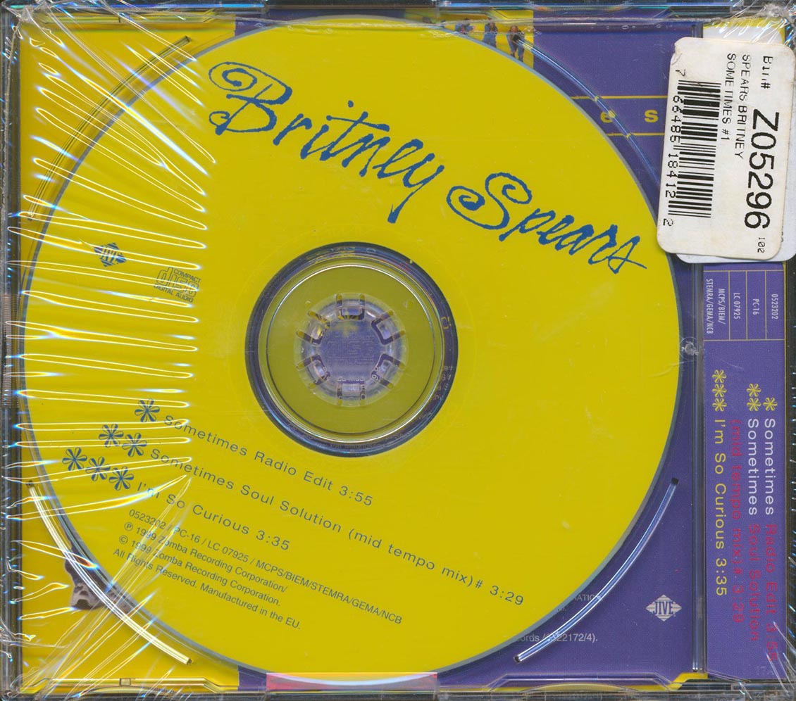 Britney Spears - Sometimes - CD, CD