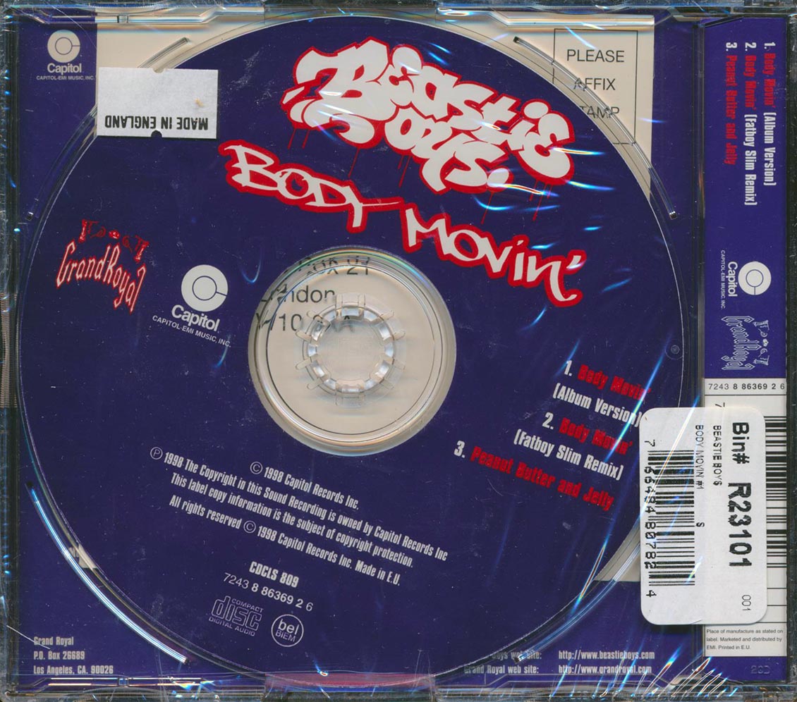 The Beastie Boys - Body Movin' - CD, CD