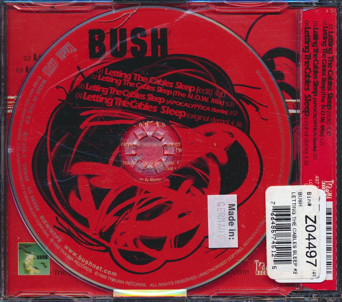 Bush - Letting The Cables Sleep - CD, CD
