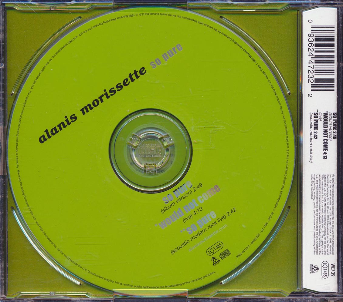 Alanis Morissette - So Pure - CD, CD